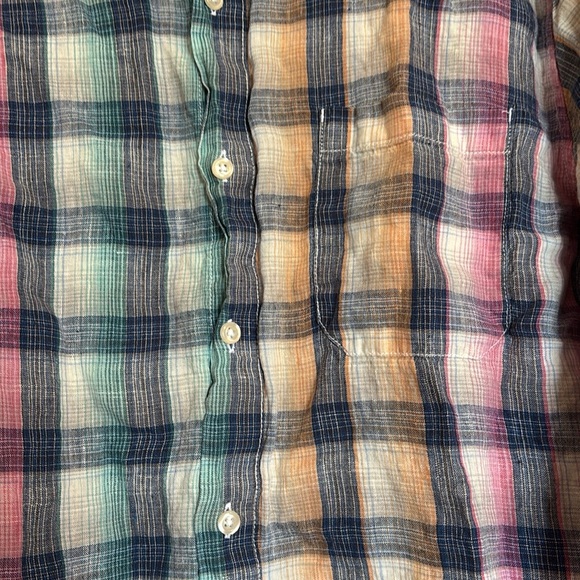 Tommy Bahama men’s linen long sleeve button down shirt size large - Picture 3 of 8